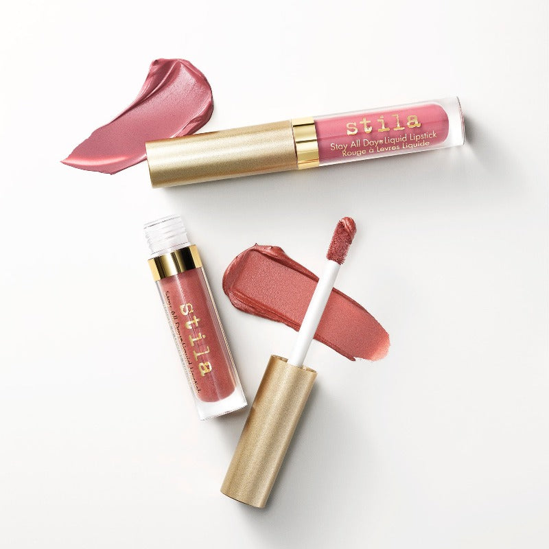 Snow Angels Stay All Day® Liquid Lipstick Duo - Cool & Collected - Stila Cosmetics UK