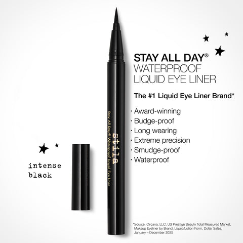 Stay All Day® Waterproof Liquid Eye Liner - Intense Black - Stila Cosmetics UK