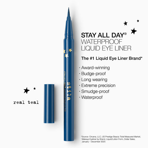 Stay All Day® Waterproof Liquid Eye Liner - Real Teal - Stila Cosmetics UK