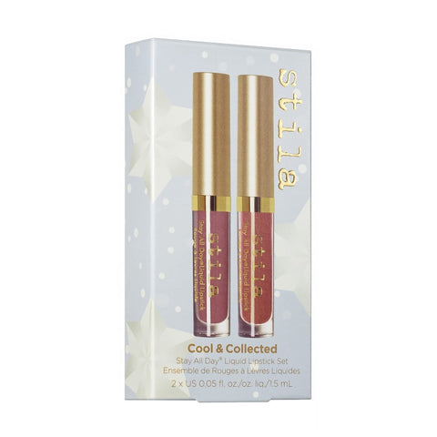 Snow Angels Stay All Day® Liquid Lipstick Duo - Cool & Collected - Stila Cosmetics UK