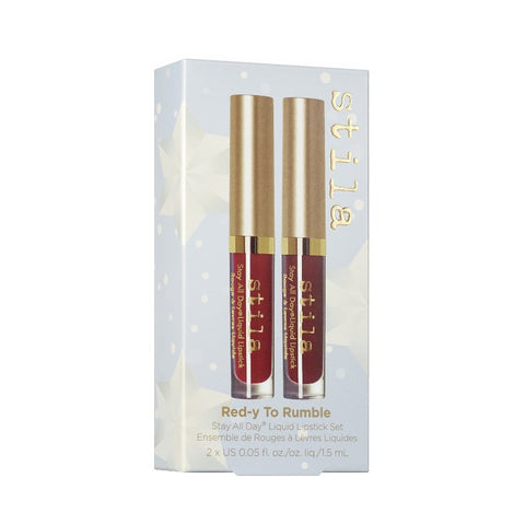 Snow Angels Stay All Day® Liquid Lipstick Duo - Red-y To Rumble - Stila Cosmetics UK