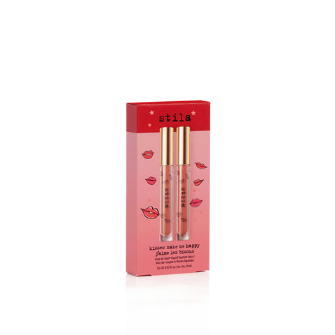 Kisses Make Me Happy Stay All Day® Liquid Lipstick Duo (£42 value) - Stila Cosmetics UK