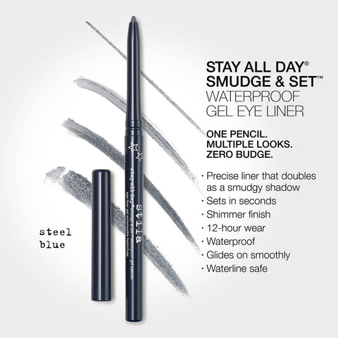 Stay all Day® Smudge & Set™ Waterproof Gel Eye Liner - Steel Blue - Stila Cosmetics UK