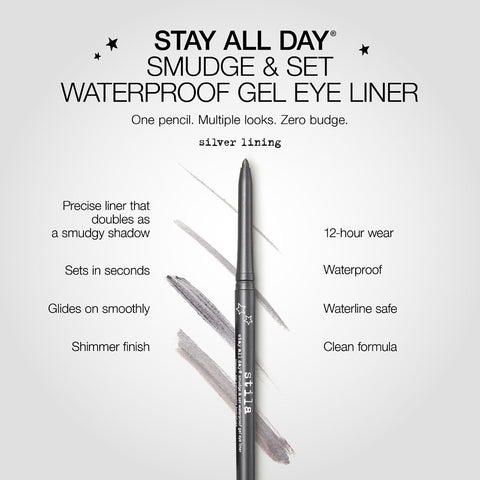 Stay All Day® Smudge & Set Waterproof Gel Eye Liner - Silver Lining - Stila Cosmetics UK