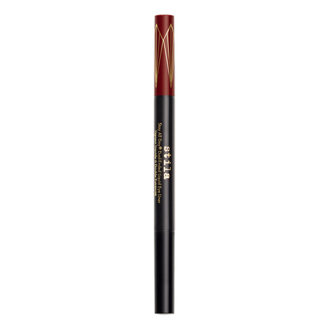 Stay All Day® Dual-Ended Waterproof Liquid Eye Liner: Shimmer Micro Tip Sangria/Intense Black - Stila Cosmetics UK