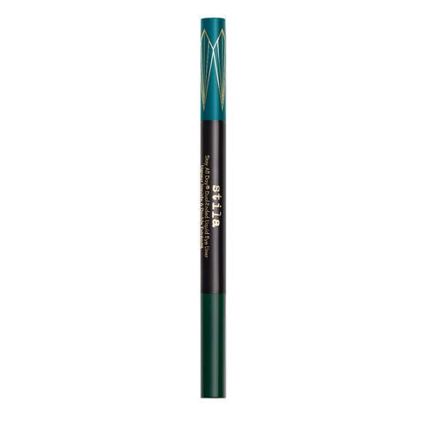 Stay All Day® Dual-Ended Waterproof Liquid Eye Liner: Two Colours - Teal/Intense Jade - Stila Cosmetics UK